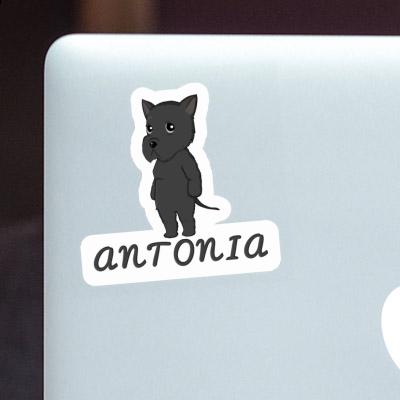 Sticker Giant Schnauzer Antonia Notebook Image