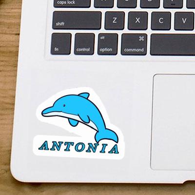 Antonia Aufkleber Delphin Notebook Image