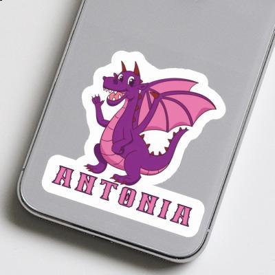 Dragon mère Autocollant Antonia Laptop Image