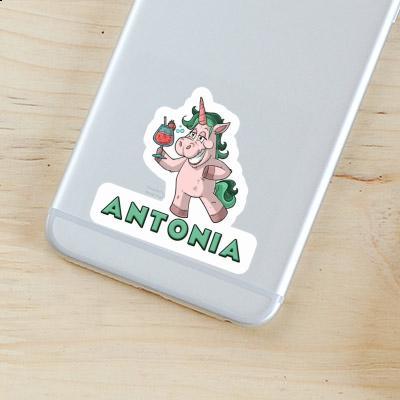 Antonia Sticker Party-Einhorn Image