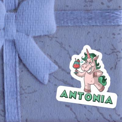 Antonia Sticker Party-Einhorn Image