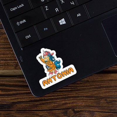 Antonia Sticker Hip-Hop Unicorn Laptop Image