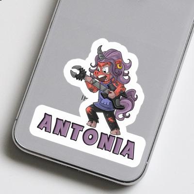 Antonia Sticker Rocking Unicorn Laptop Image