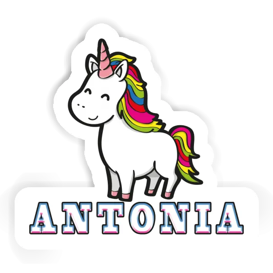 Antonia Sticker Unicorn Notebook Image