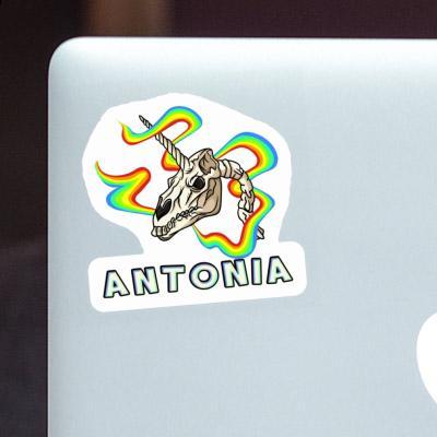 Antonia Sticker Unicorn Skull Image