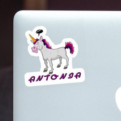 Antonia Sticker Angry Unicorn Image