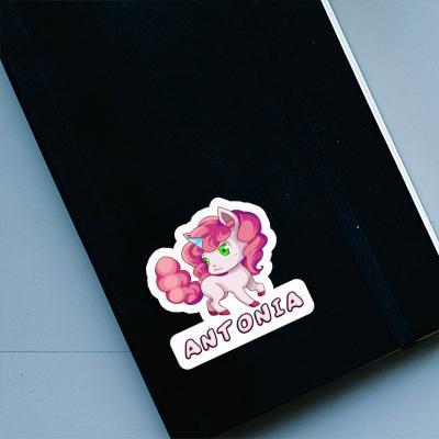 Sticker Einhorn Antonia Laptop Image