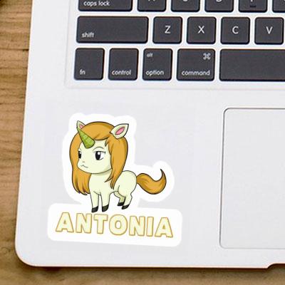 Einhorn Aufkleber Antonia Notebook Image