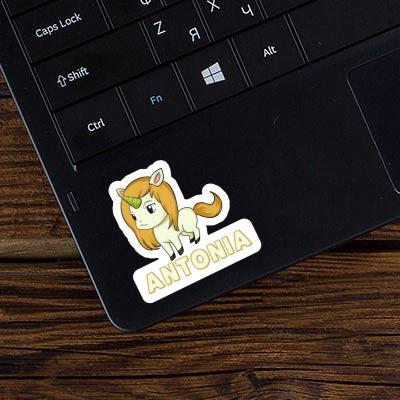 Sticker Antonia Unicorn Laptop Image