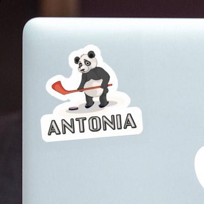 Antonia Sticker Ice Hockey Panda Image