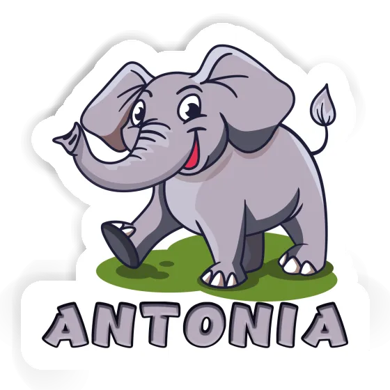 Sticker Elefant Antonia Notebook Image