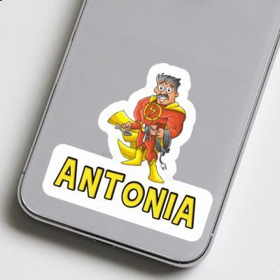 Électricien Autocollant Antonia Image