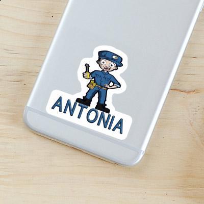 Sticker Elektriker Antonia Gift package Image