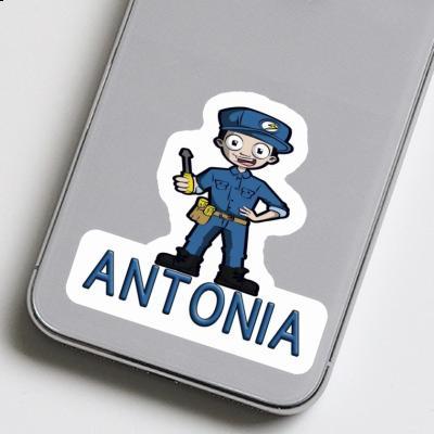 Antonia Autocollant Électricien Image