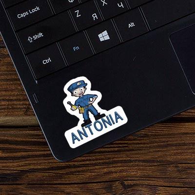 Sticker Elektriker Antonia Notebook Image