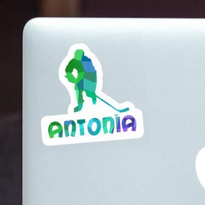 Autocollant Joueur de hockey Antonia Image