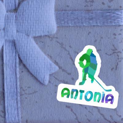 Sticker Antonia Hockey Player Laptop Image