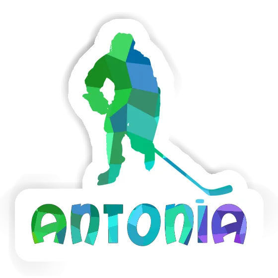 Eishockeyspieler Aufkleber Antonia Notebook Image