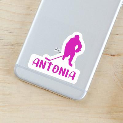 Eishockeyspielerin Sticker Antonia Laptop Image