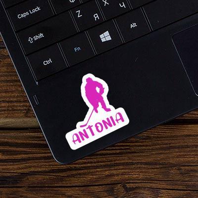 Eishockeyspielerin Sticker Antonia Notebook Image