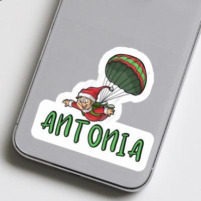 Antonia Autocollant Parachutiste Notebook Image