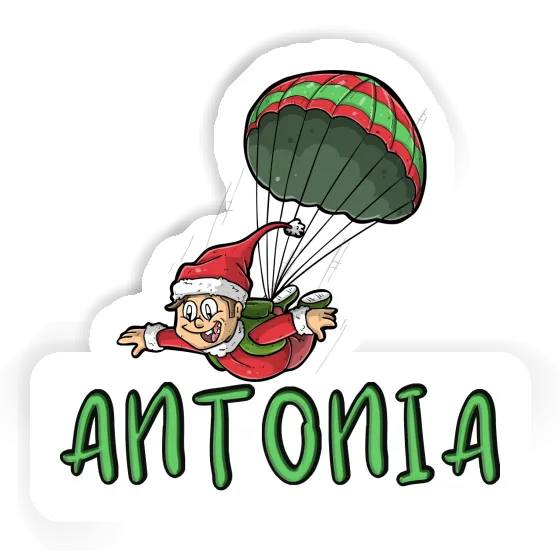 Antonia Autocollant Parachutiste Notebook Image