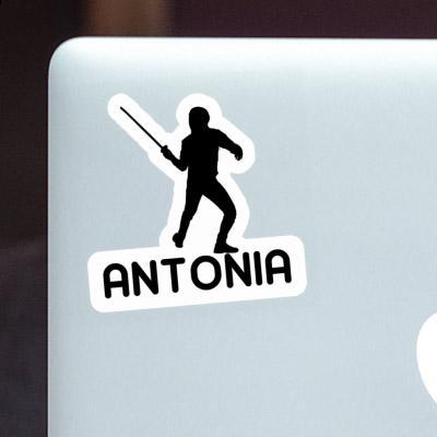 Sticker Antonia Fencer Laptop Image