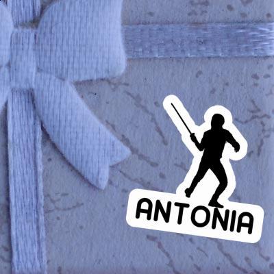 Sticker Antonia Fencer Laptop Image