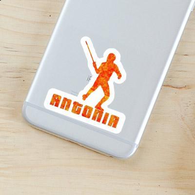 Fencer Sticker Antonia Laptop Image