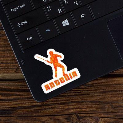 Fencer Sticker Antonia Laptop Image