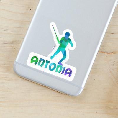 Sticker Fechter Antonia Notebook Image