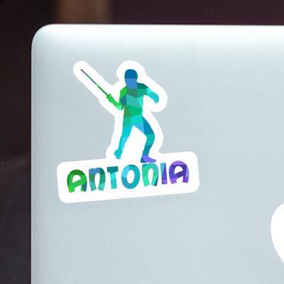 Sticker Fechter Antonia Laptop Image