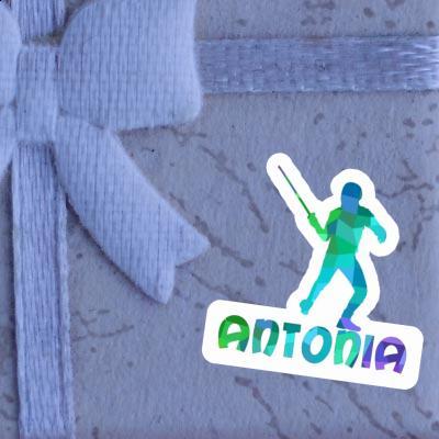 Fencer Sticker Antonia Notebook Image