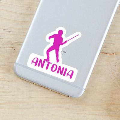 Fencer Sticker Antonia Notebook Image