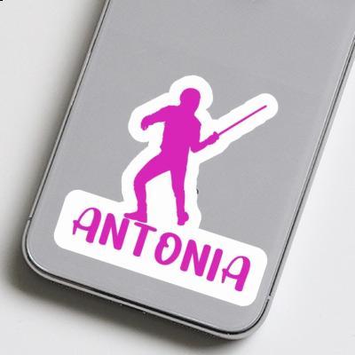 Fencer Sticker Antonia Laptop Image