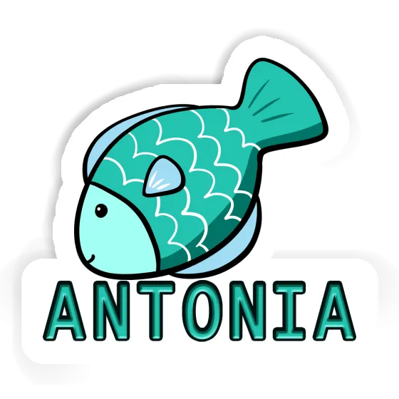 Antonia Sticker Fish Notebook Image