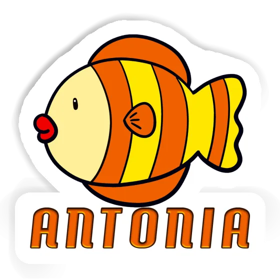 Sticker Fisch Antonia Notebook Image