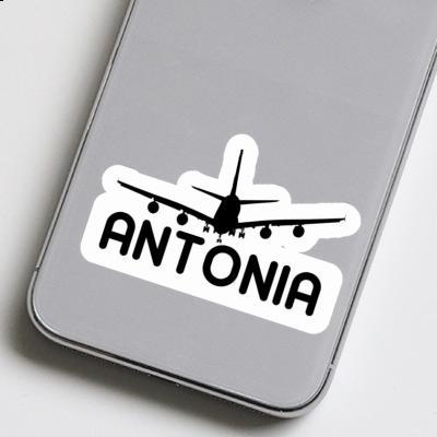 Sticker Antonia Airplane Image