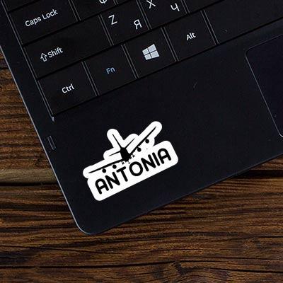 Sticker Antonia Airplane Laptop Image