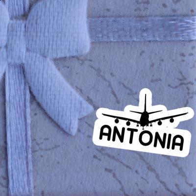 Sticker Antonia Airplane Laptop Image