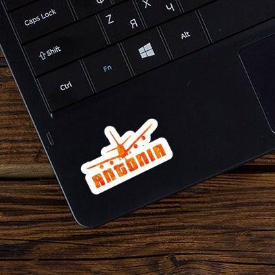 Airplane Sticker Antonia Laptop Image