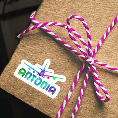 Aufkleber Antonia Flugzeug Gift package Image