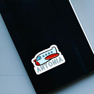 Sticker Antonia Plane Laptop Image