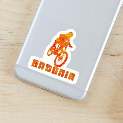 Freeride Biker Sticker Antonia Laptop Image