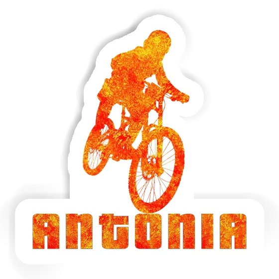 Sticker Freeride Biker Antonia Notebook Image