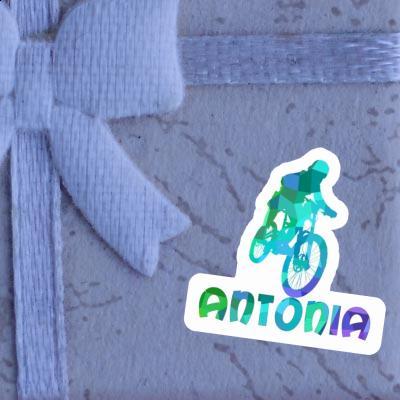 Sticker Freeride Biker Antonia Notebook Image