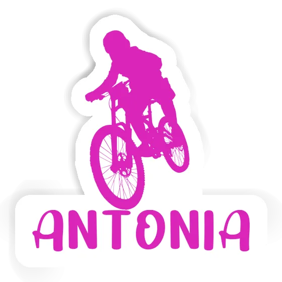 Antonia Sticker Freeride Biker Laptop Image