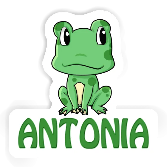 Frog Sticker Antonia Notebook Image