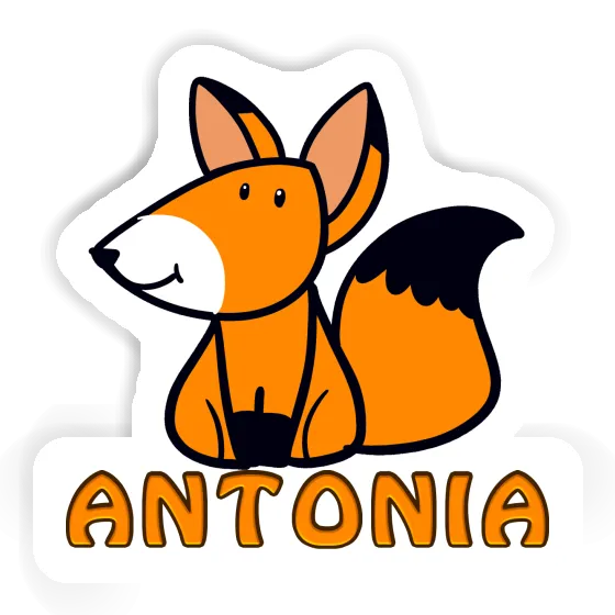 Fox Sticker Antonia Laptop Image