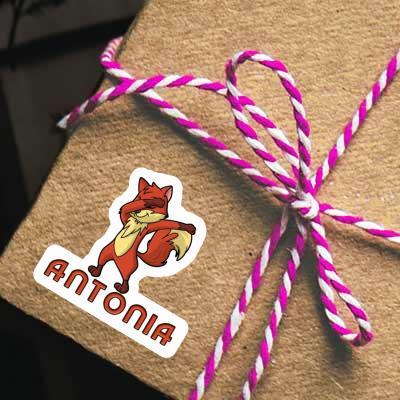 Sticker Antonia Dabbing Fox Gift package Image